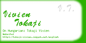 vivien tokaji business card